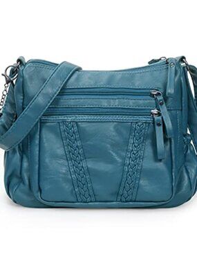 🆕 Crossbody Bag for Women with Tassel Ladies Soft PU leather Purses and